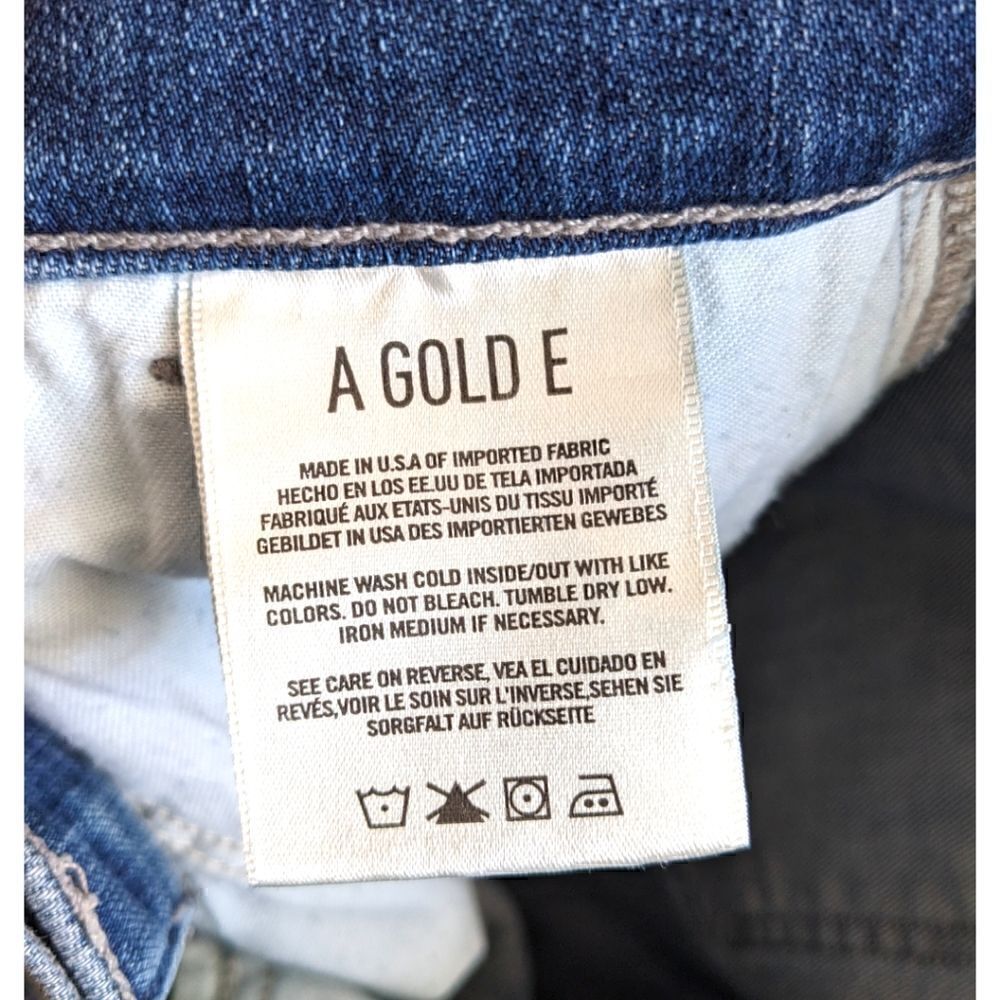 AGoldE Women's Sophie Mid Rise Skinny Jeans Distressed Size 28 - Picture 14 of 15